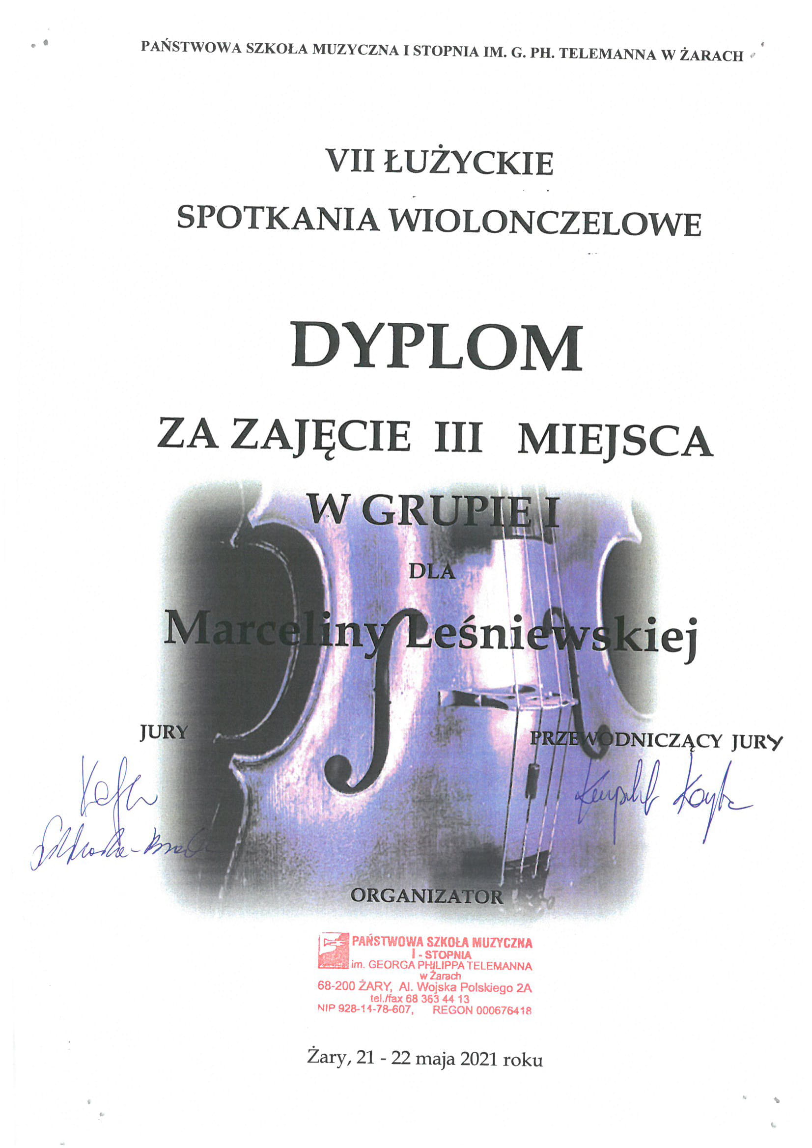 dyplomy LEśniewska i Mróz 1